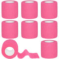 Tindobewan Self Adhesive Bandage Wrap, 2 Inches 8 Rolls Pink - color: Pink, size: 2 Inch