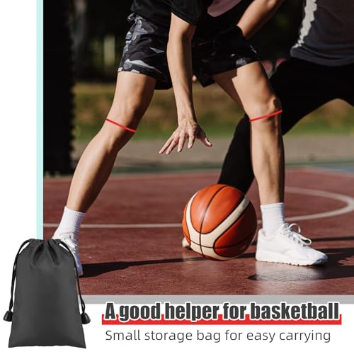 Foilswirl Patella Knee Band Basketball Knee Strap,4,Black and Red,M - color: Black and Red, size: M
