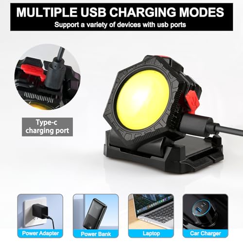 2-in-1 Running Light Set, 300 Lumens COB Fanny Pack & Wrist Lights, 4 Modes 120°Wide Flood, Rechargeable Hands-Free LED Lights, IPX5 Waterproof for Night Running, Camping, Hiking