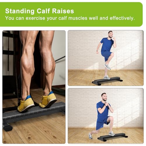 Kipika Versatile Calf Raise Bar, Heavy Duty Steel Standing Calf-raise Stand - color: C: (4.7" Wide Tube)
