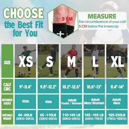 Soccer Shin Guards for Kids Youth and Adults, Honeycomb Padded - color: Black, size: X-Small