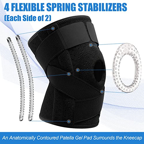 NEENCA Professional Knee Brace, Medical Knee Support for Women & Men Relief - size: Medium