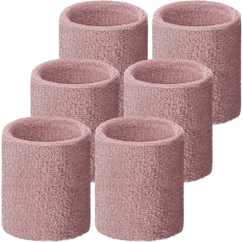 WILLBOND Wrist Sweatbands - color: Dusty Pink