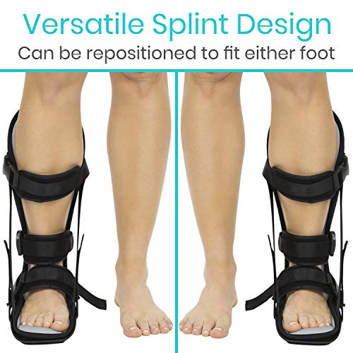 Vive Plantar Fasciitis Night Splint for Men & Women - Stabilizer Brace - size: Large: Men's 6.5 - 10.5; Women's 8 - 12