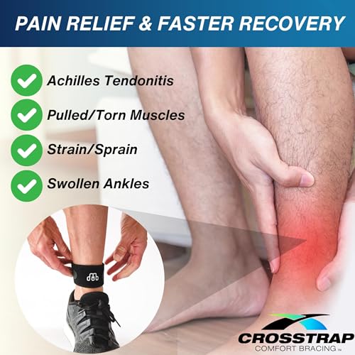 Ankle Brace for Women & Men, Achilles Tendonitis Brace, Ankle Tendonitis Relief, Ankle Support (Small) - size: Small