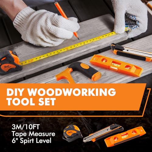 XOOL 368 Piece Home Repair Tool Kit with Drawer Toolbox, Includes Hammer, Pliers, Screwdrivers, Wrench, Tape Measure & More for Home Repair, Apartment, Office, Garage and DIY Projects