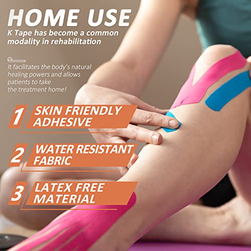 Black Kinesiology Tape Waterproof Jumbo Roll Uncut for Sports & Recovery
