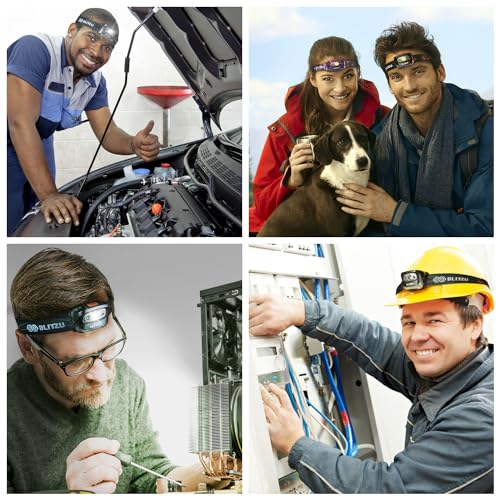 LED Headlamp, Super Bright Headlight Flashlight, Kids & Adults Outdoor Use - color: Camo