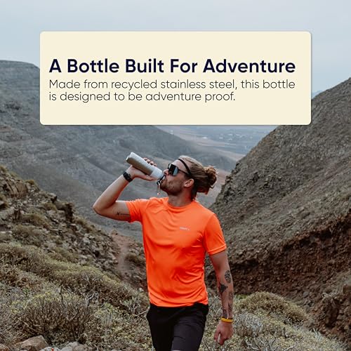 Preserve Dopper Stainless Steel Bottle, 90% Recycled, BPA-Free, 16.5oz - color: Steel