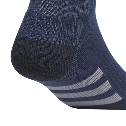 adidas Cushioned 3.0 3-Pack Quarter Socks - color: Legend Ink Blue/Grey/White/3/Color