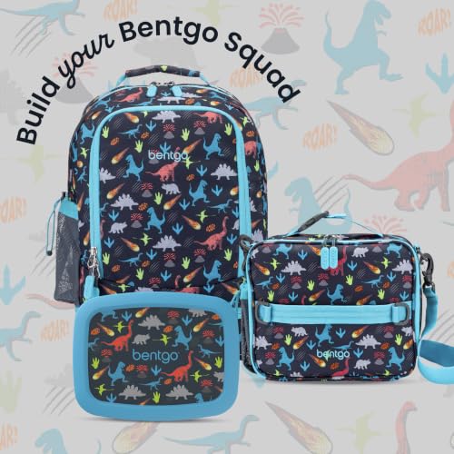 Bentgo Kids 2-in-1 Backpack & Insulated Lunch Bag with Padded Straps - color: Dinosaur, size: Kids Large