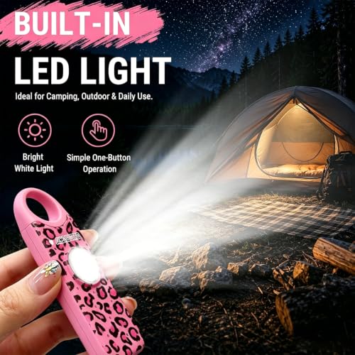 Rechargeable Personal Safety Alarm for Women - color: Cheetah