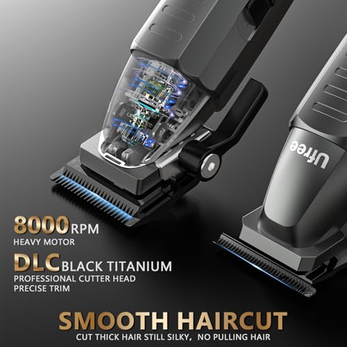 Ufree Cordless Hair Clippers for Men, Professional Barber Clippers Set - size: 22 Piece Set