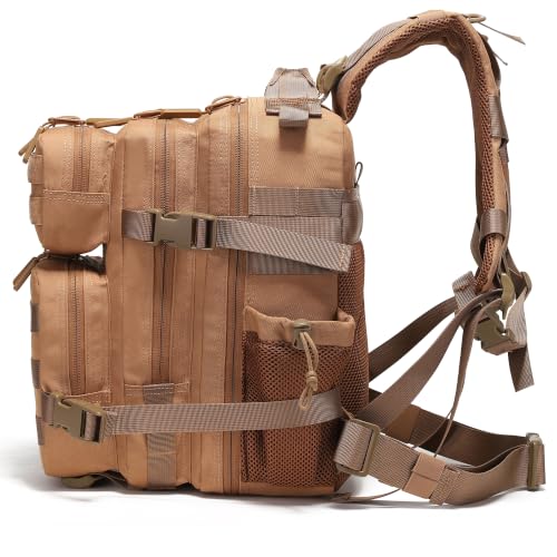 9L/20L Mini Backpack for Men and Women, Small Backpack for Gym Hiking Travel Sports Running - color: 20l-brown