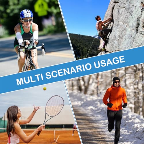 SooGree Men Women Sports Running Waist Bag, Waterproof Fanny Packs with Adjustable Belt, Waist Fanny Pack Bag with Water Bottle Holde for Running Hiking Walking Biking - color: GSP8807-Black