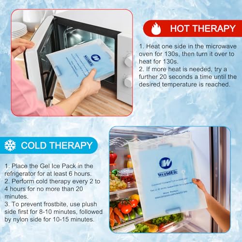 BLOBUSTE Full Back Ice Pack for Injuries, XXL, 21"x13" - style: ice pack for back pain reilef