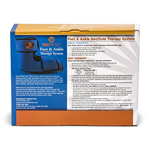 Treat My Feet Hot/Cold Therapy Gel Wrap - Foot Ice Pack