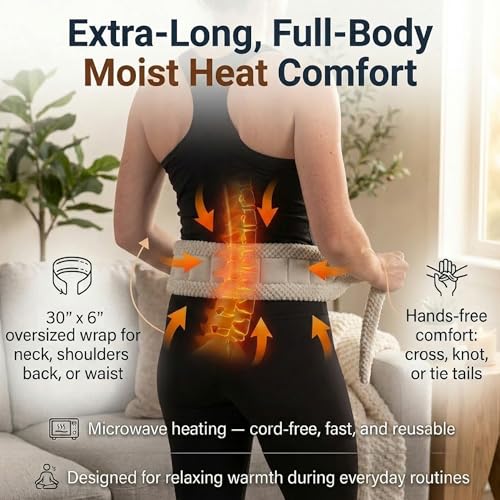 Microwavable Deluxe Body Wrap, 30" x 6"