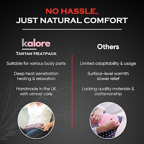 Microwavable Heating Pads for Winter Warmth, Back, Stomach & Head Comfort – Kalore Soft Cotton Tartan Neck Wrap – Even Heat Distribution Hot Compress Bag – Wheat Heat Pad XL - Unscented – Turquoise - size: Unscented, style: Tartan Turquoise