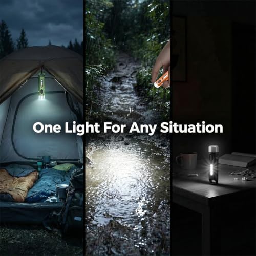 M1 Mini EDC Keychain Flashlight Clip-on Portable Safety Signal Light - color: Black