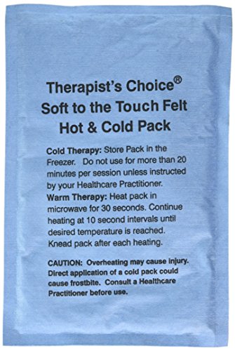 Therapist’s Choice® Soft to The Touch Felt Hot & Cold Pack (6"x10") - size: 6"x10"