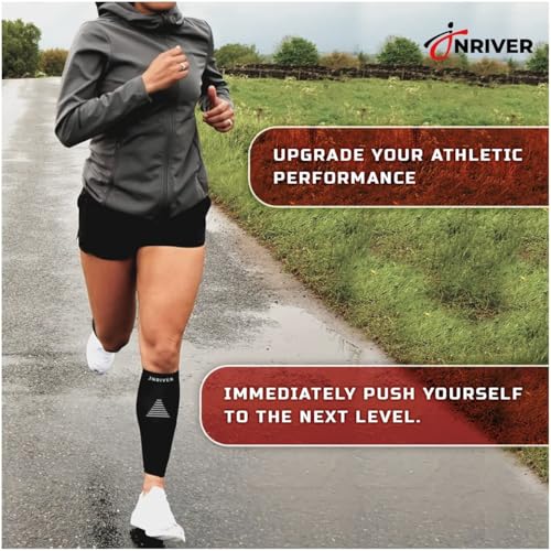 Calf Compression Sleeves For Men And Women - Shin Splint Compression Sleeve - Calf Brace Running, Cycling, Football - color: Pink, size: Small