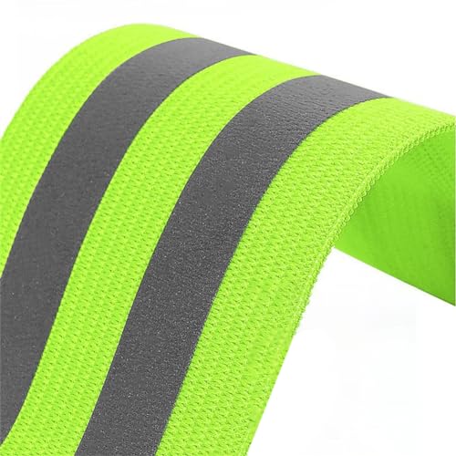 Reflective Belt for Running Belt Reflective Running Gear, Green