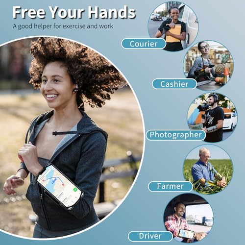 Running Wristband/Armband Phone Holder【360° Rotatable & Upgrade Anti-Drop】 (Green, Small) - color: Green, size: Small