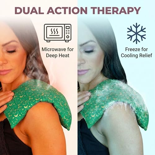 Basic Herb Pack Heating Pad, Green - size: 1 Pack, style: Celestial Green