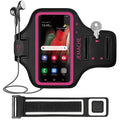Running Armband for Samsung Galaxy S26 S25 S24 S23 S22 (Rosy) - color: Rosy, size: 6.3" (S)