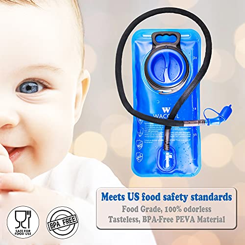 WACOOL 2L 2.5L 3L BPA Free PEVA Hydration Pack Bladder Leak-Proof Water Reservoir - size: 2.5 Liter