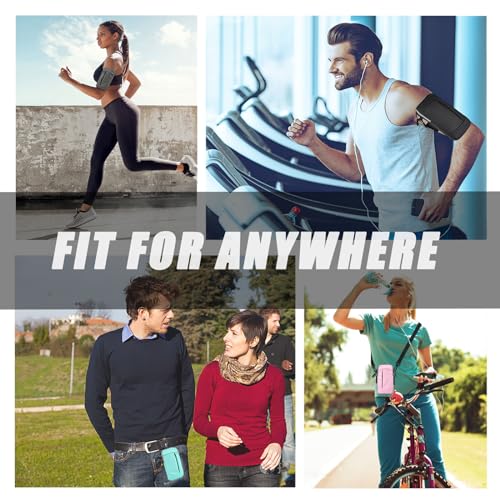 Phone Holder for Running Armband,Cell Phone Purse Small Crossbody Bags for Women Men Kids,iPhone 17 16 16e 15 14 13 12 11 Pro Max Xs Xr X Plus Mini Galaxy Ultra S26 S25 Note Bag Gym Arm Bands - color: 04-Grey with Crossbody Strap&Hook
