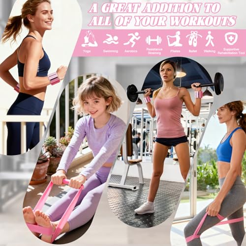 Ankle Weights & Resistance Bands Set for Women Adjustable