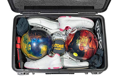 Case Club Heavy-Duty Waterproof Bowling Ball Cases, Wheels & Handle - style: 2 Ball