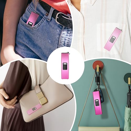REAX Stun Gun Keychain for Women Self Defense Mini Stun Gun for Women Stun Gun USB Rechargeable with LED Flashlight Power Volt Micro