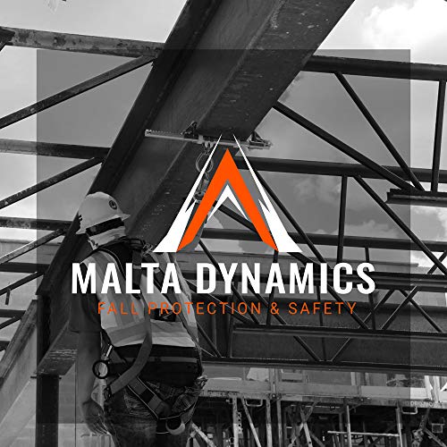 Malta Dynamics Warthog Safety Harness for Construction – Fall Protection Harness with Back D-Ring, Fall Indicators, & Chest and Leg Buckles, OSHA & ANSI Compliant (XXL) - size: XX-Large