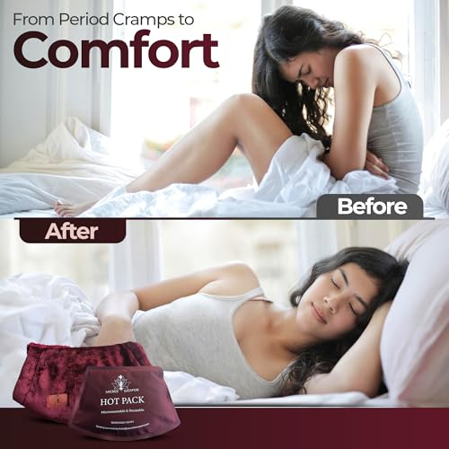 Sacred Weapon Microwavable Heating Pad for Period Cramps, Wearable Belt