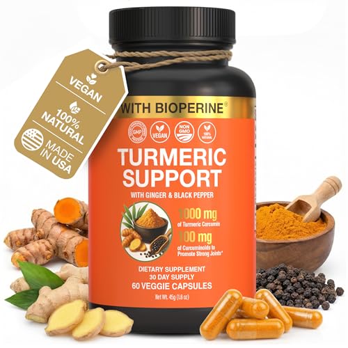 Sleeve Stars Patella Knee Strap and Turmeric Curcumin Supplement Bundle Patellar Tendon Support Knee Brace for Running Sports Arthritis Knee Pain Relief Osgood Schlatter Runner’s Knee Joint Support Mo