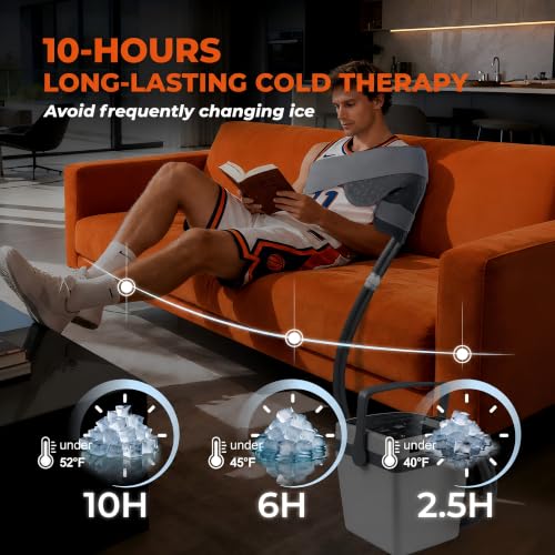 YOUKADA Cold Therapy Machine for Shoulder After Surgery - color: White-for Shoulder