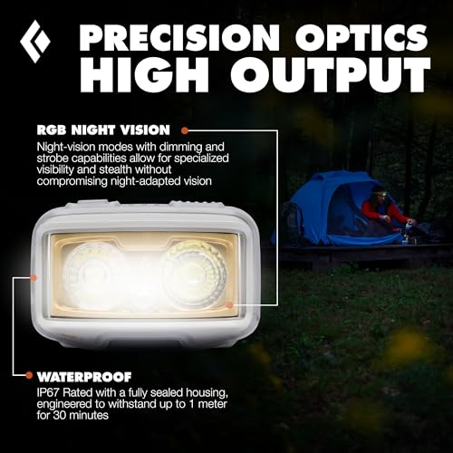 BLACK DIAMOND Storm+ 750 Headlamp, USB-C Rechargeable, Dimmable, Pewter - color: Pewter, size: 750 (Rechargeable)