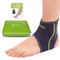 SENTEQ Ankle Brace for Men & Women- Compression Support for Sprained Ankles and Plantar Fasciitis, Elastic Neoprene Slim Sleeve for Jogging and Running, Ankle Stabilizer and Support for Walkers (2XL) - size: 2X-Large (Pack of 1)