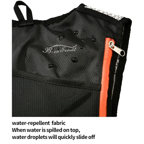 2 Pack Hydration Pack with 2L Backpack Water Bladder - Great for Outdoor Sports of Running Hiking Camping Cycling Skiing - color: Black with Grey Zipper (1 Pack)