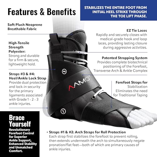 AAMO Sport Lace Up Ankle Brace, Size XL - size: X-Large