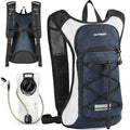 OUTSKIRT Hydration Backpack with 2L Water Bladder, Lightweight and Breathable Running Hydration Pack, Water Backpack for Hiking, Cycling, Trail Running, Marathons & Outdoor Adventures for Men Women