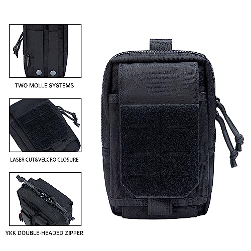 EXCELLENT ELITE SPANKER Tactical EDC Pouch Molle Utility Pouch Phone Pouch - color: Black