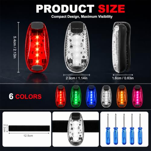 Copkim 30/60/100 Pcs LED Running Light Bulk - color: Multi Color