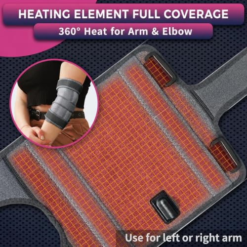 Elbow Heating Pad, Arm Heating Pad, Heated Elbow Brace Sleeve
