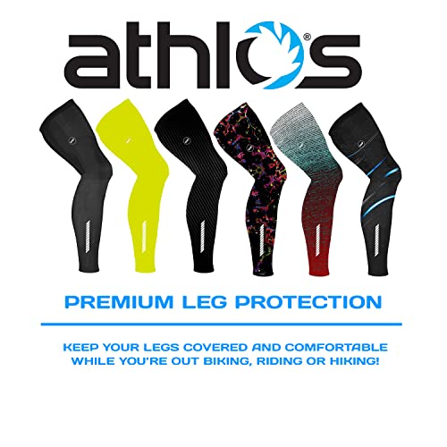 athlos - Leg Warmers - Soft, lightweight and breathable for Men and Women - color: Cosmic