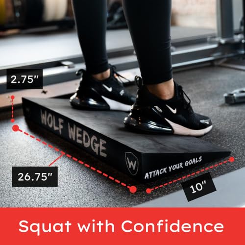 Wolf Squat Wedge Block: Light, Sturdy Heel Lift for Deep Squats & Mobility