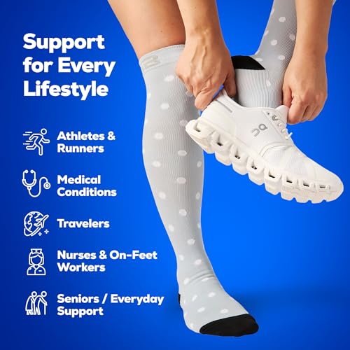 SB SOX 3-Pair Compression Socks (15-20mmHg) - color: 10 – Multi-color, size: S/M